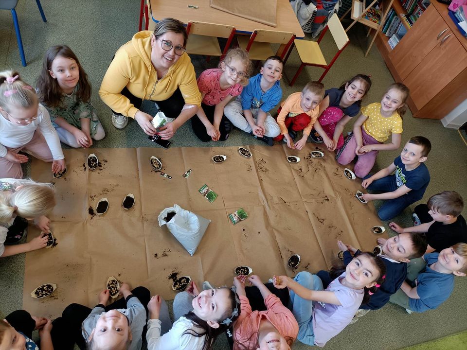 Mini ogródek "Minionków"