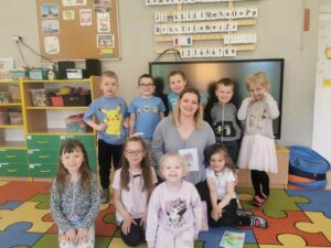 "Klub czytających rodziców"- mama Poli B. z grupy "Biedronki"