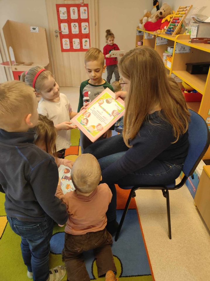 "Klub czytających Rodziców"- Biedronki" - Odwiedziny mamy Jasia
