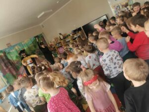 "Kot w butach" w wykonaniu Teatrzyku "Złoty Melonik"