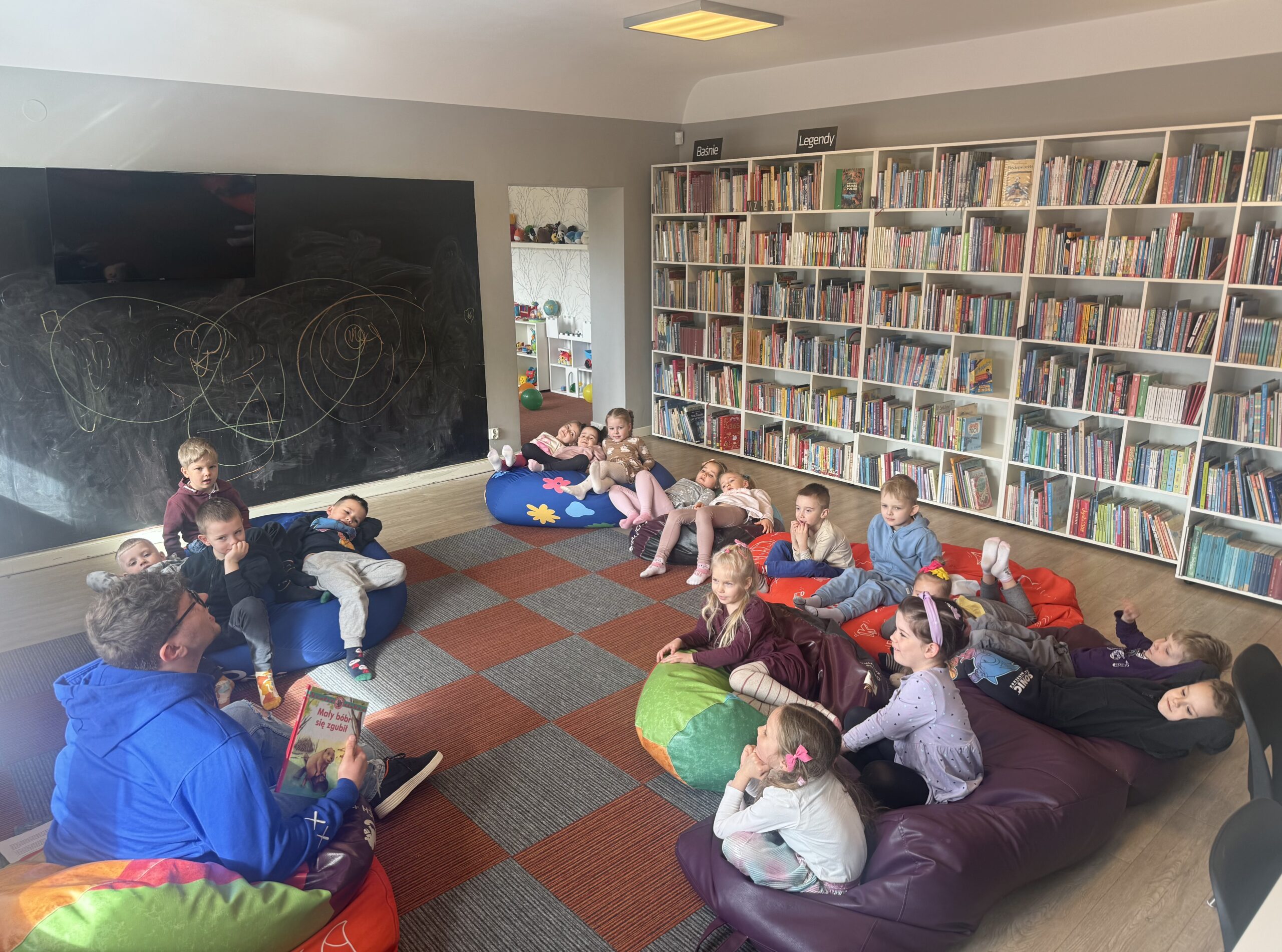 „Żabki” w bibliotece