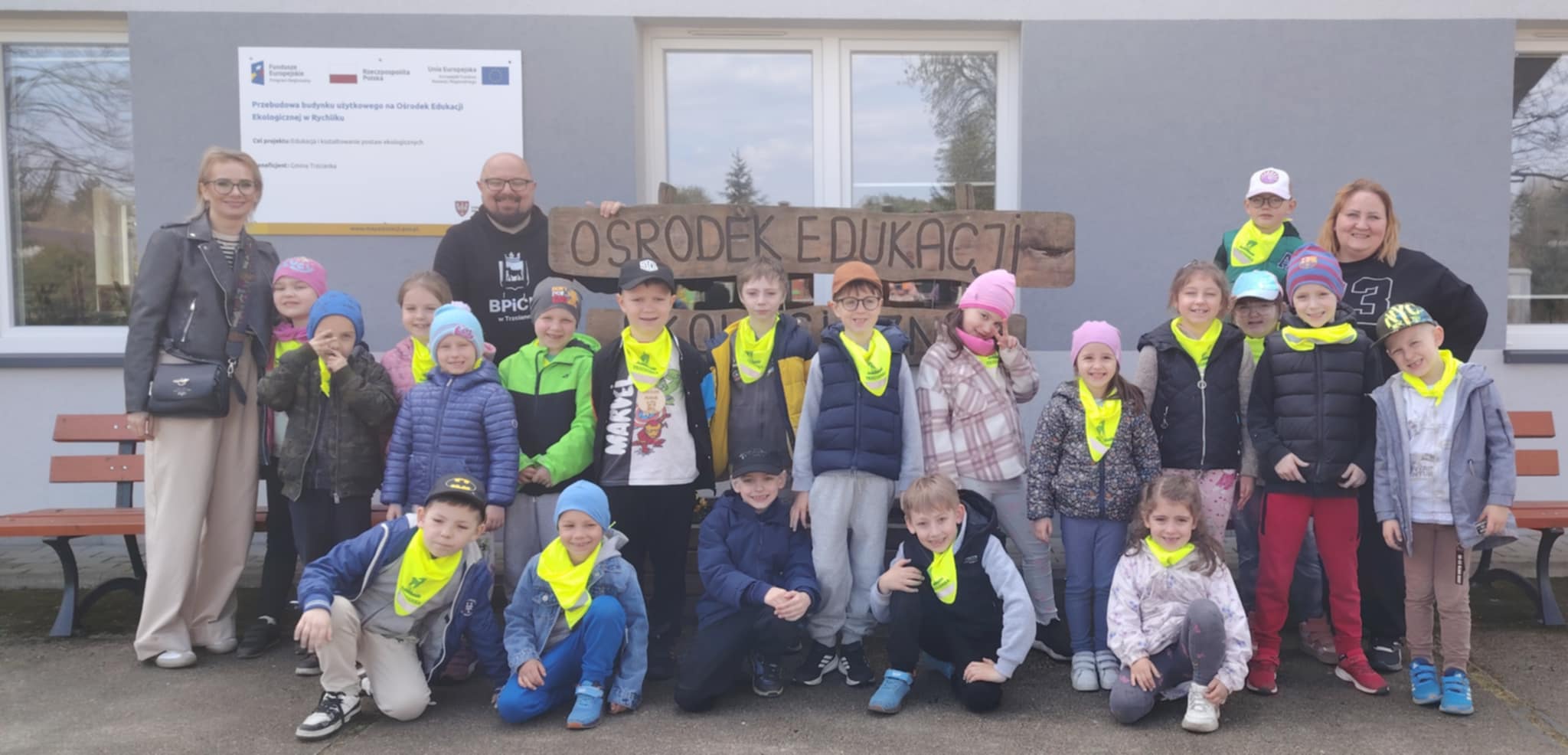 Zajęcia zorganizowane przez Filię BPiCK im. K. Iłłakowiczówny w Ośrodku Edukacji Ekologicznej w Rychliku