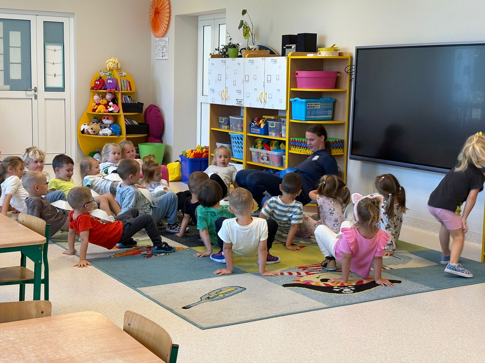 Zajęcia sportowe z APR Lampart w grupie „Motylki”