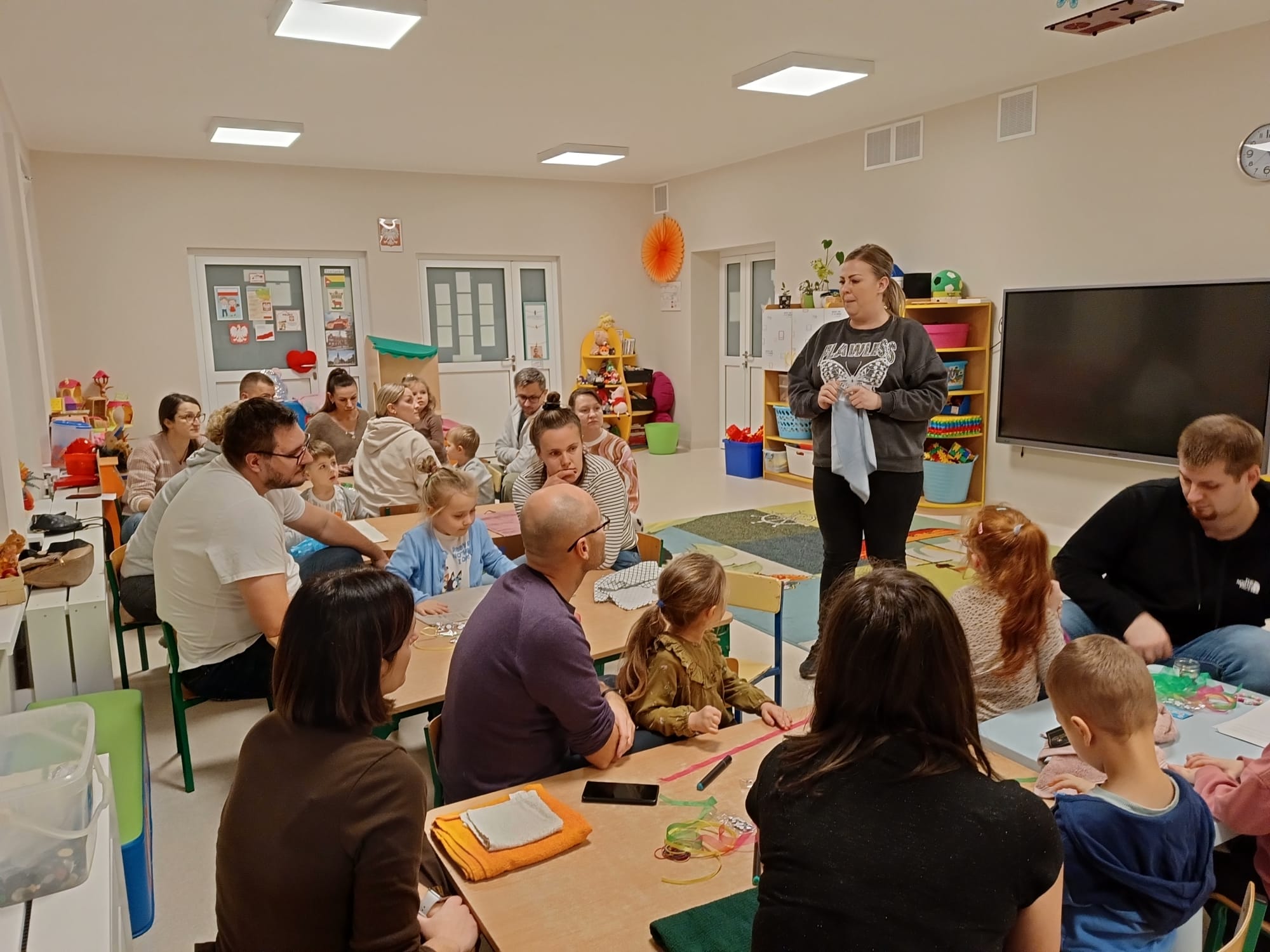 Zajęcia otwarte w grupie "Motylków"