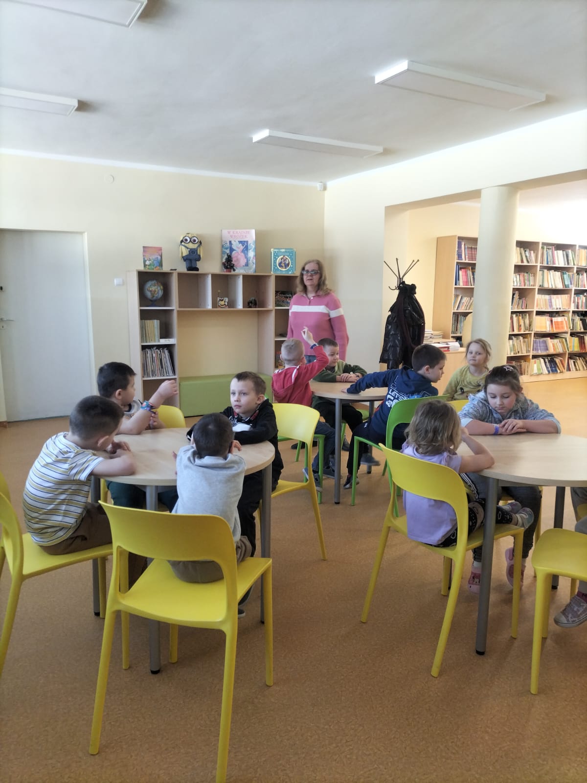 "Tygrysy" i "Minionki" gościnnie na zajęciach  w SP3- Podziękowania za wspaniałe atrakcje.