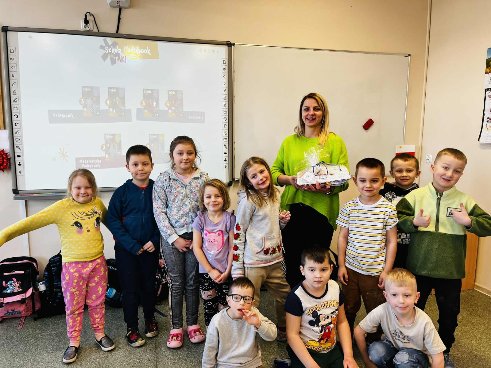 "Tygrysy" i "Minionki" gościnnie na zajęciach w SP3- Podziękowania za wspaniałe atrakcje.