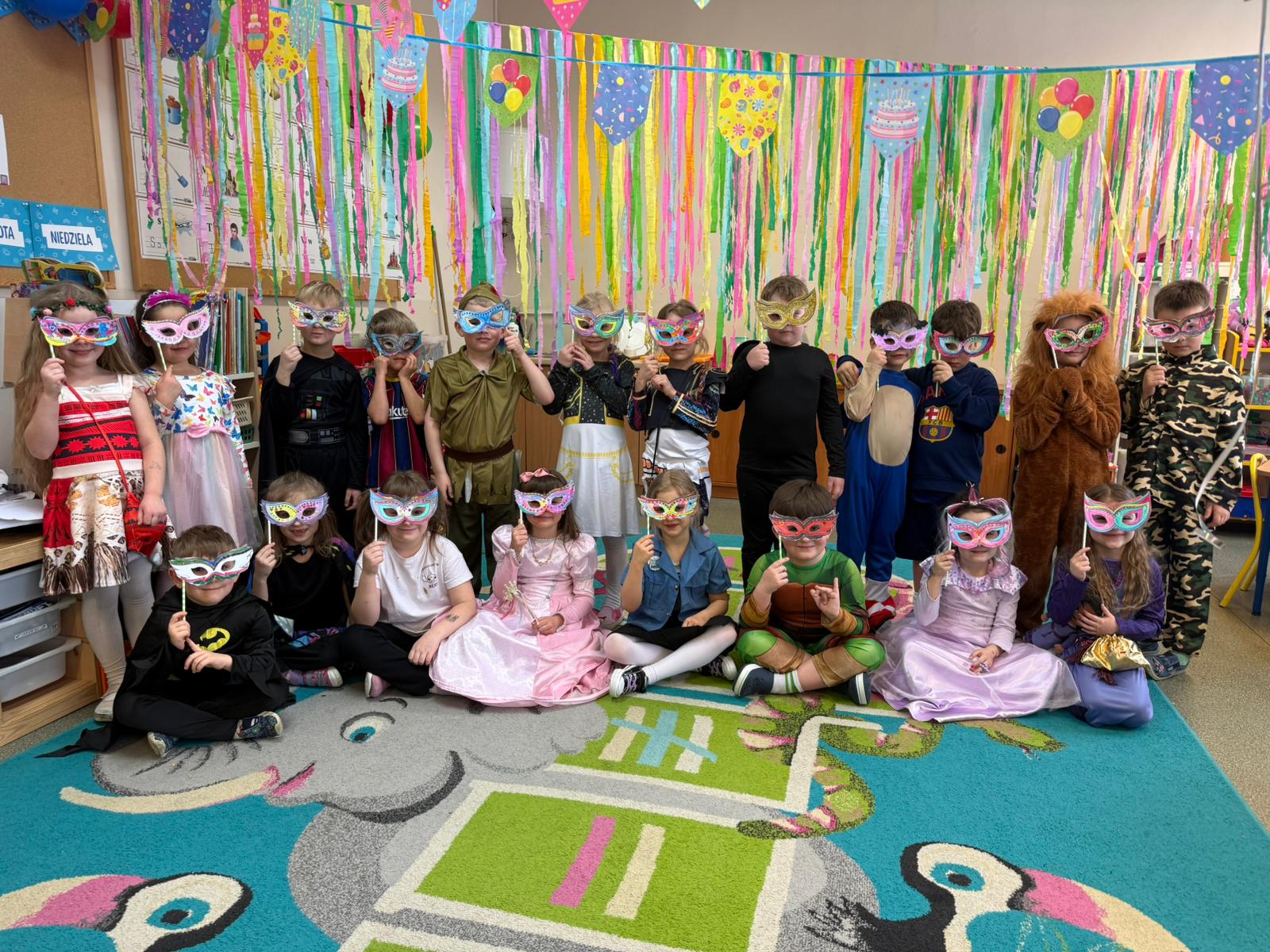 Bal karnawałowy w grupie "Minionków"