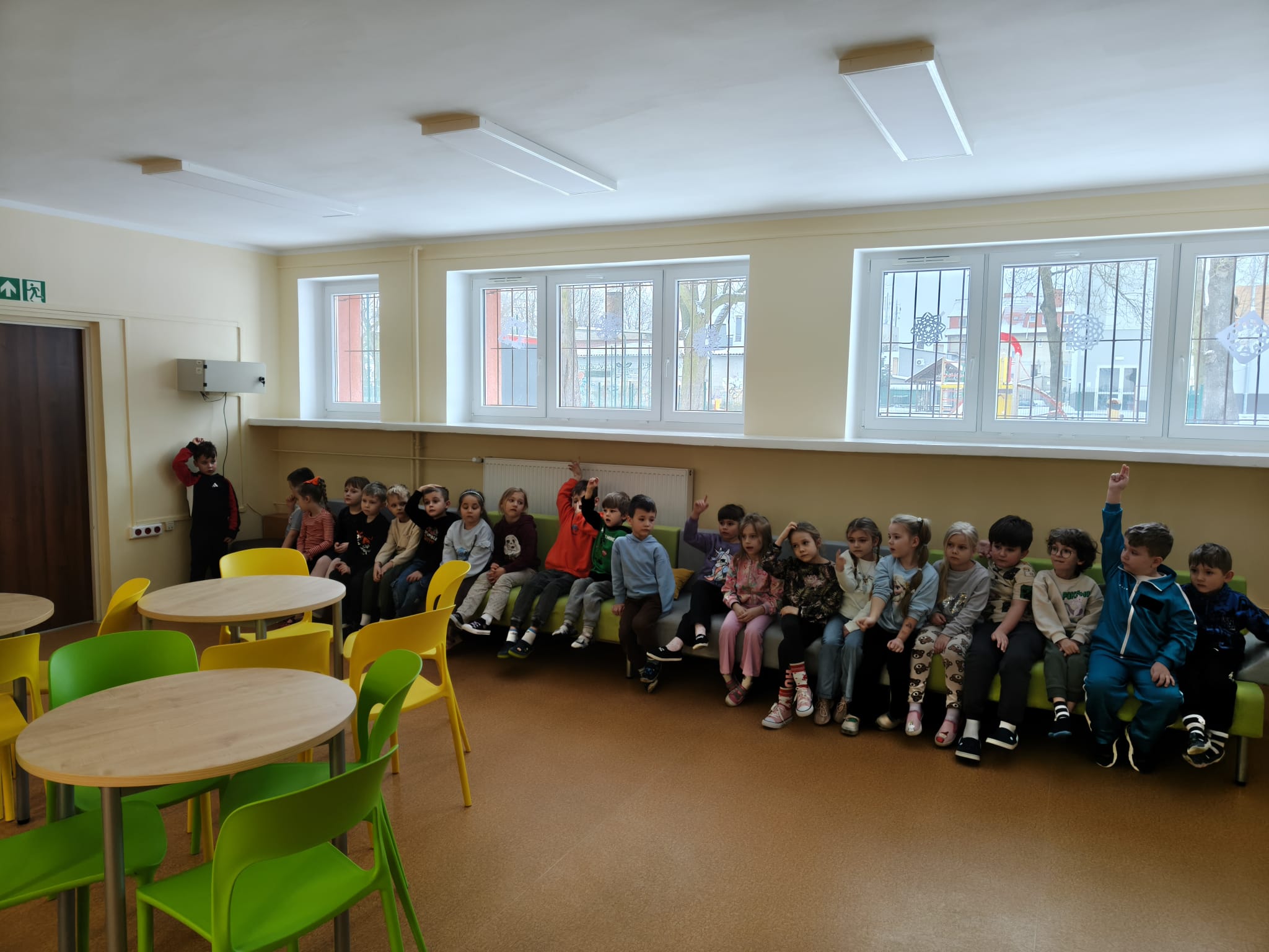 "Tygrysy" i "Minionki" gościnnie na zajęciach w SP3- Podziękowania za wspaniałe atrakcje.