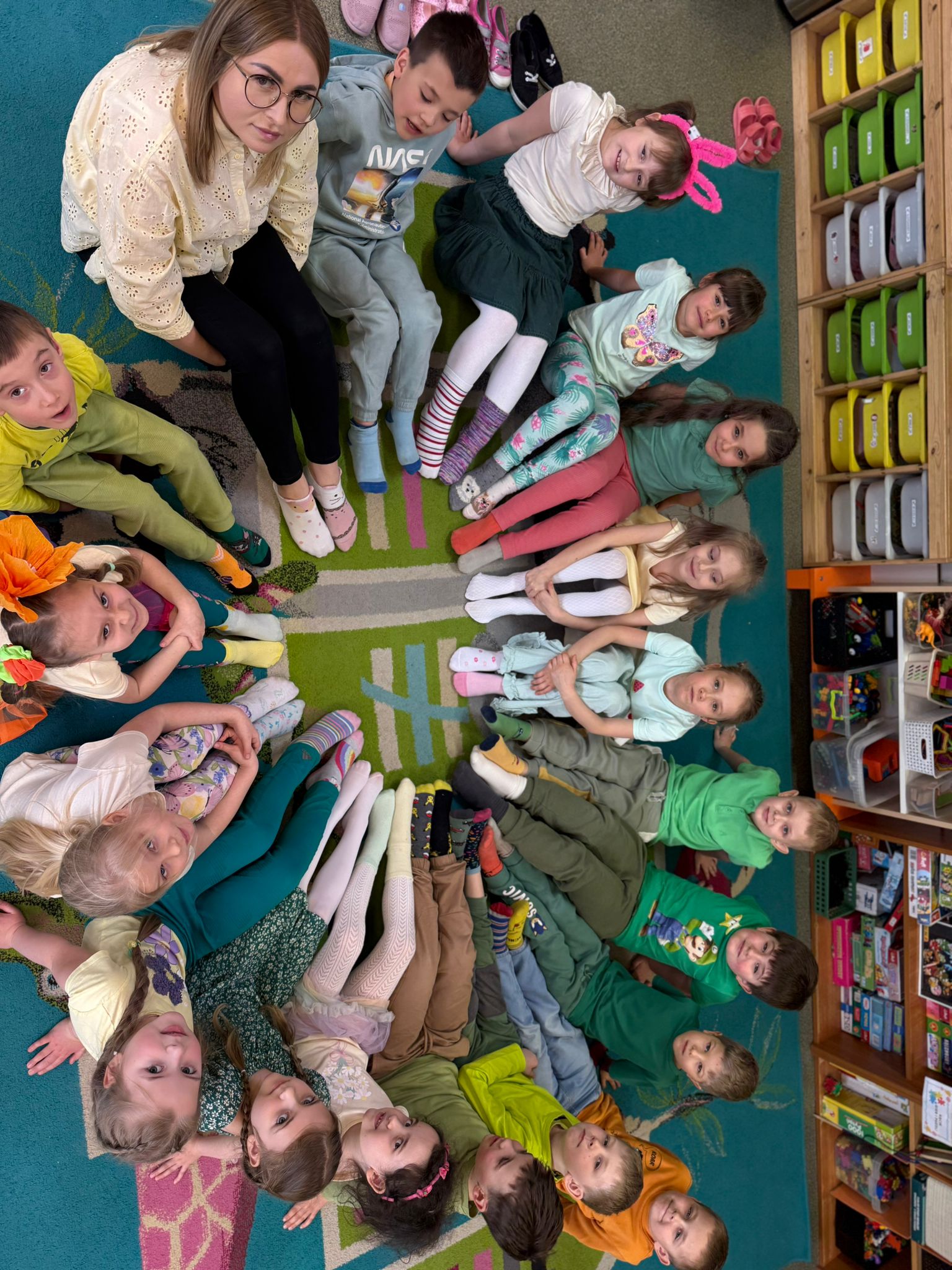 Dzień kolorowej skarpetki w grupie Minionków